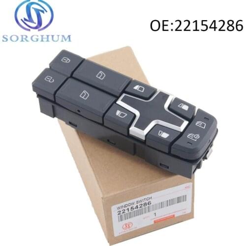 22154286 New Electric Power Front Left Window Switch For Volvo Trucks FH FM Series