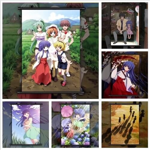 When They Cry Furude Rika Anime Manga HD Print Wall Poster Scroll