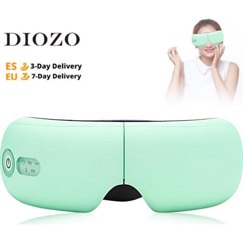 DIOZO Vibration Eye Massager Hot Compress Bluetooth Music Relieves Fatigue Dark Circles Anti Wrinkle Airbag Eye Care Instrument