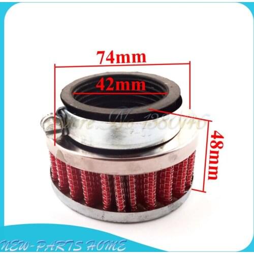 High Performance 42mm Air Filter For GY6 150cc Moped Scooters ATV Quad Go kart mini motor mini dirt bikes