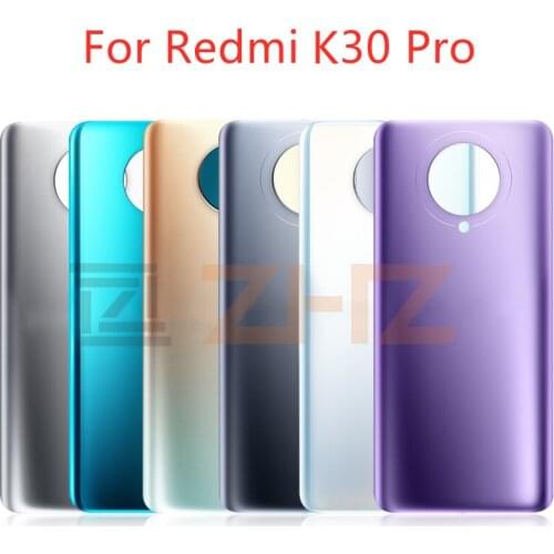 For Xiaomi Redmi K30 Pro Battery Back Cover Rear Door Housing Side Key Replacement Repair Spare Parts