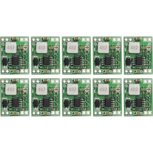 10 PCS Mini MP1584EN DC-DC Buck Converter 3A Power Adjustable Step Down Module 24v to 12v 9v 5v 3v