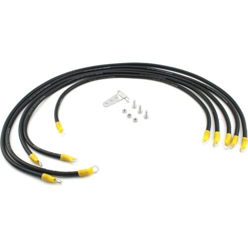 12V 24V Black Car Auto Battery Ground Wire Electric Conduction Stable Voltage Cable