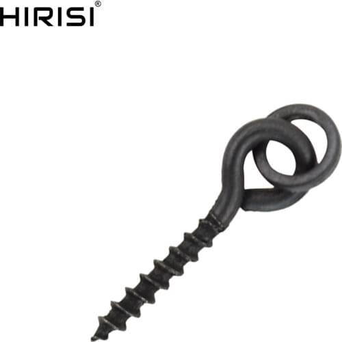 25 piece Carp Fishing Boilie Screw with Solid Ring Bait Tool Chod Rigs Carp Fishing Hair Tackle Accessory
