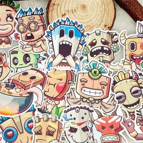 25 Pcs/lot Meng ancient people Sticker Decoration DIY Scrapbooking Sticker Stationery Kawaii Diary Label Sticker