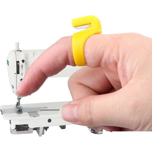 3PCS/set Finger Blade Needle Sewing Craft Household Sewing Machine Accessory Plastic Thimble Sewing Ring Thread Cutter