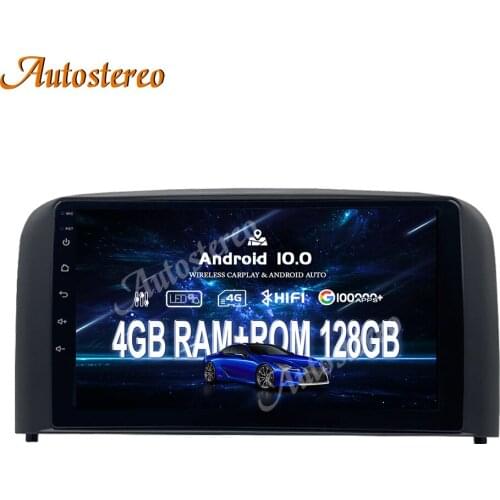 AutoStereo 9" 1080P LED Android 10.0 128G For VOLVO S80 1999-2005 Car DVD CD Player GPS Navigation Multimedia Player Radio Tape