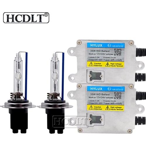 HCDLT 35W 4300K H1 H11 D2H H7 HID Conversion Kit 5500K 6500K HeartRay Xenon Lamp Car Light Fast Start Hylux A2088 HID Ballast