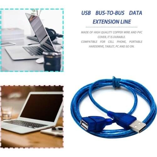 1M/1.5M/3M Super Long USB 2.0 Male To Female Extension Cable High Speed USB Extension Data Transfer Sync Cable