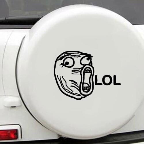 Beauty LOL Car Decal Vinyl Decal Sticker Car Motorcycle Car Styling