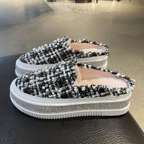 Lazy Shoes Women Flat Summer One-step Breathable Shoes 2021 Women Sneakers Bear Shoes Platform Tenis Women zapatos de mujer