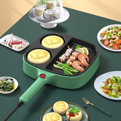 Non-Stick Breakfast Maker Iron Bread Toast Breakfast Machine Multifunctional Baking Barbecue Oven Mold Grill Frying Pan