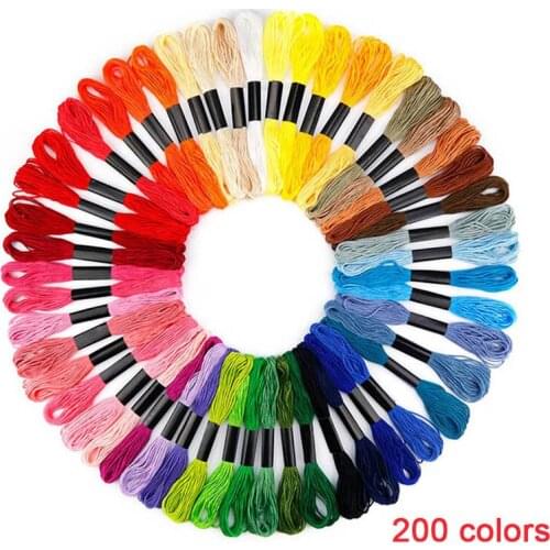 Metallic Embroidery Machine Thread Kit Cross Stitch Polyester Threads Sewing Accessories Floss Kit DIY Sewing Tools Fil Draad HF