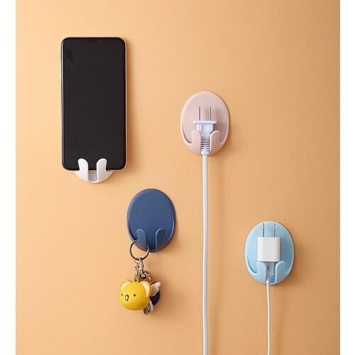 Multi-function hook thread plug cable receive arrange PP material kitchen office bathroom