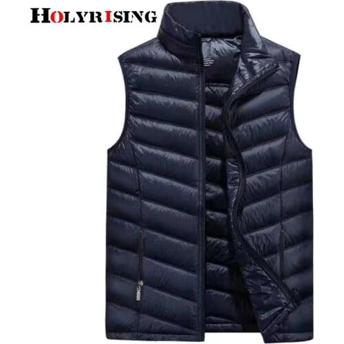 Mens Vest Jackets Sleeveless Vest Winter Mens Warm Vest Homme Casual Light cotton down vest L-4XL19490