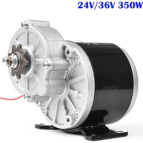 MY1016Z3 350W 24V/36V DC Brush Motor Electric Tricycle Gear Motor E Bike Scooter Motocycle DC Gear Motor
