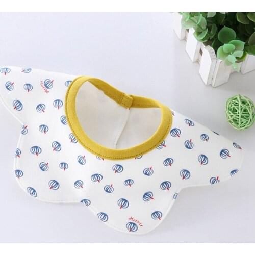 2020 Brand New Infant Baby 360 Degrees Rotating Infant Baby Bibs Cute Print Cotton Saliva Towel Baby Bibs