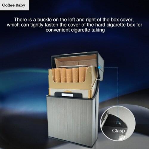 New Cigar Cigarette Case Smoking Cigarette Storage Container Waterproof Moisture-proof Tobacco Holder Pocket Box Men Lady Gifts