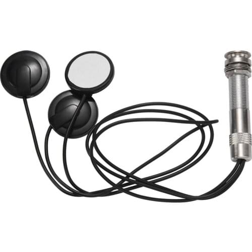 New Universal Pickup Piezo 3 Transducer 6.35mm For Acoustic Guitar Ukulele Mandolin