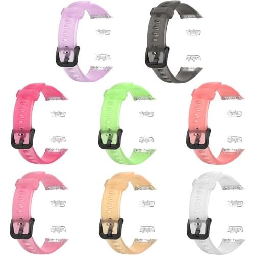Watch Strap for HUAWEI Band 6 Soft TPU Sports Wristband Bracelet Replacement Belt for HONOR Band 6 Accessories
