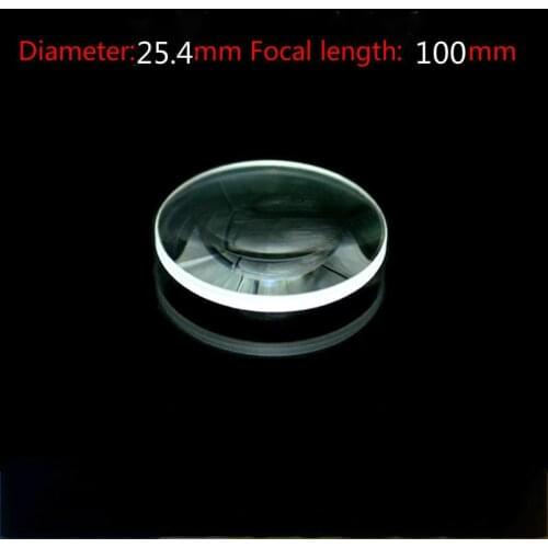 K9 Biconvex Lens Diameter 25.4mm Focal Length 100mm Optical Lens/optical Element/precision Optical Lens