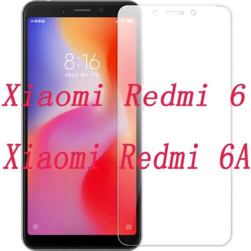 Smartphone 9H Tempered Glass for Xiaomi Redmi 6 / 6A Redmi6 5.45" GLASS Protective Film Screen Protector cover