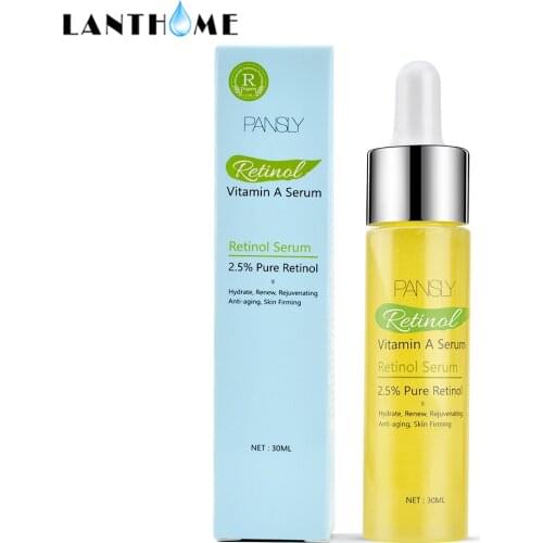30ml 2.5 % Pure Retinol Vitamin A Serum Repair Skin Firming Anti-Wrinkle Anti-Aging Anti Acne Whiteningn Face Serum Skin Care