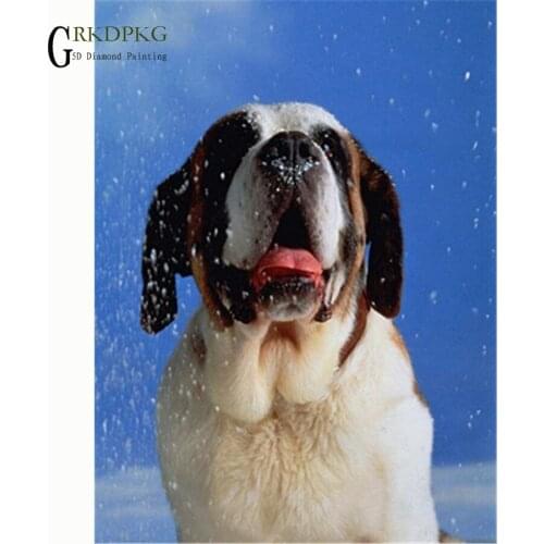 NEW 5D diy Full Square/Round Diamond Painting Dog painting art Cross Stitch Diamond Embroidery Diamond Mosaic Wedding decoration