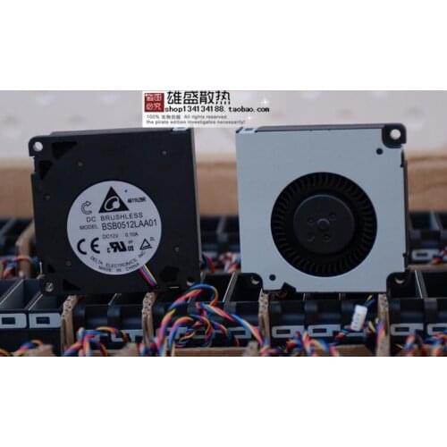 For Bsb0512laa01 Delta 12V 5010 Turbo Blower Silent 4-Wire Pwm5 cm Cooling Fan