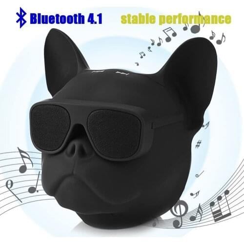 Bulldog Speaker Portable Bluetooth Speakers 8W Output Bass Stereo Personalized Cool HI-FI Wireless Speaker Support U Disk TF Car
