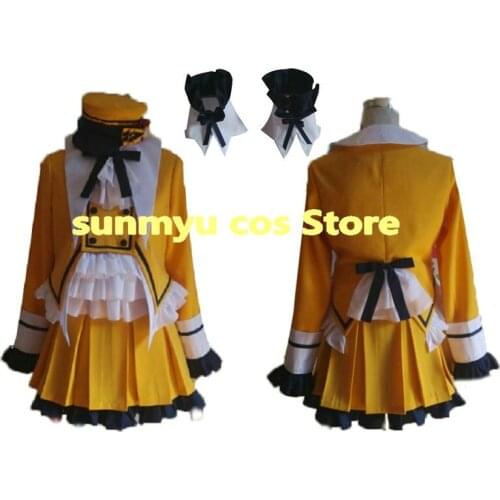 Cardcaptor Sakura Sakura Kinomoto Yellow Cosplay Costume,Custom Size Halloween Wholesale Good Quality