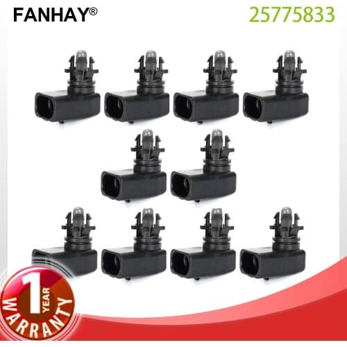 FANHAY Original New 10PCS Car Accessories Ambient Outside Air Temperature Sensor For GM For GMC For Chevrolet 25775833
