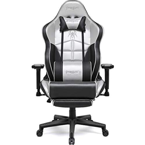 Kirogi Gaming Chair with Footrest Ergonomic Computer Chair with Lumbar Support Adjustable PC Gaming Chair for Adults