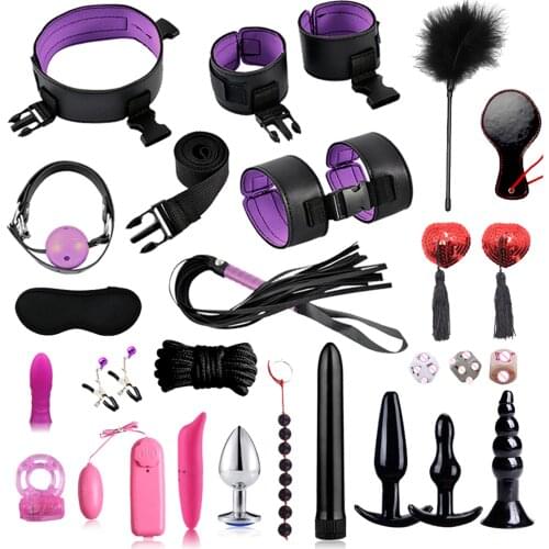 Sex toys for women toys 18 years old Sexual Toys Exotic Combination Set Handcuffs Eye Patch Finger Sleeve Dice for Couples