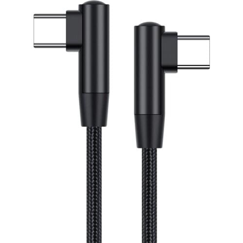 90 Degree Elbow Type-c Cables 20V 3A 60W PD Fast Charging Type C To Type C Male to Male USB Type-C Devices 0.2m 0.5m 1m 2m