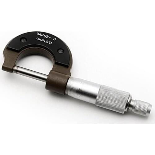 New Metric Diameter Micrometer Gauge Caliper Tool Micrometers Machinist Measuring Tools 0-25mm 0.01mm