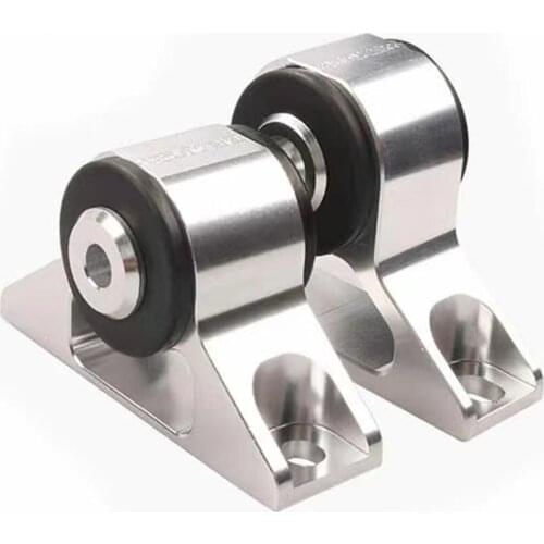 2Pcs Engine Mount Crossmember for Mitsubishi 4G63 4G93 Evo 1 2 3 1991-1995 Aluminum