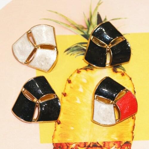 10-piece set of metal buttons, special-shaped large temperament, personalized buttons, vintage clothing accessories buttons