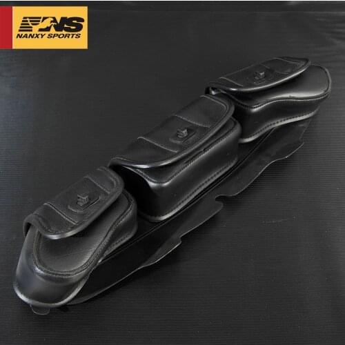 New Windshield Bag Saddle 3 Pouch Pocket Fairing Fits For Harley FLHT FLHTC FLHX Touring