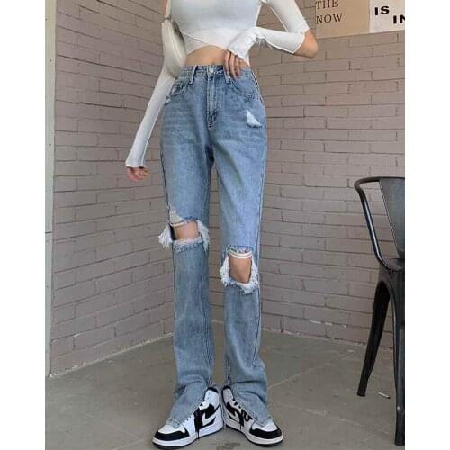 Женские зауженные джинсы PENGANCUO China At AliExpress