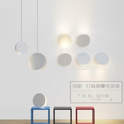 Hanging lamps for dining room Decoration cord pendant light Iron Shell Northern Europe Modern pendant lighting for restaurants