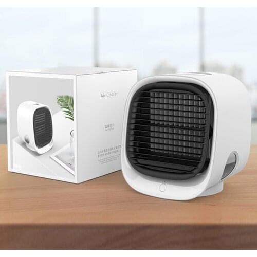 USB Mini Portable Air Conditioner easy air Cooler Fan Desktop Space Cooler Personal Space Air Cooling Fan For Room Home fans