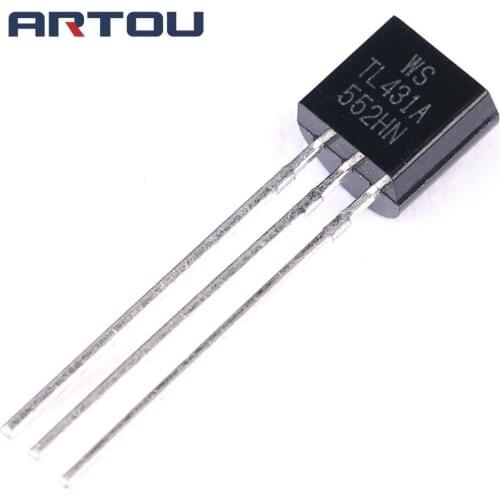100PCS TL431A TL431 TO-92 Programmable Voltage Reference