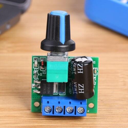5A 90W Adjustable PWM Motor Speed Controller Module DC 5V-35V Voltage Regulator Governor Switch Electronic Components