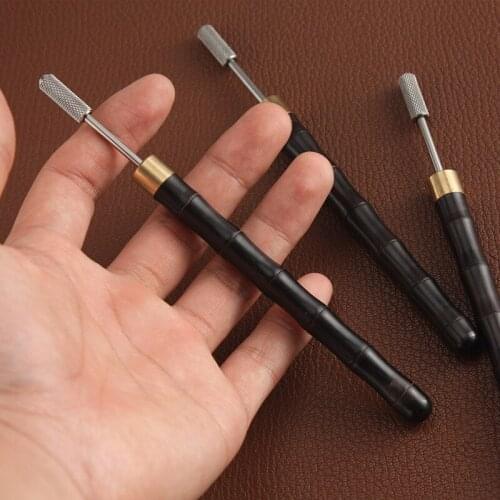 Sandalwood Handle Side Oil Pen Non-side Oil Box Double Bearing Side Oil Pen Side Oil Pen