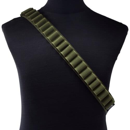 Tactical Military 27 Rounds Cartridge Shoulder Belt Storage Gun Accessories Ammo Holster Outdoor Hunting Airsoft Bullet Belts
