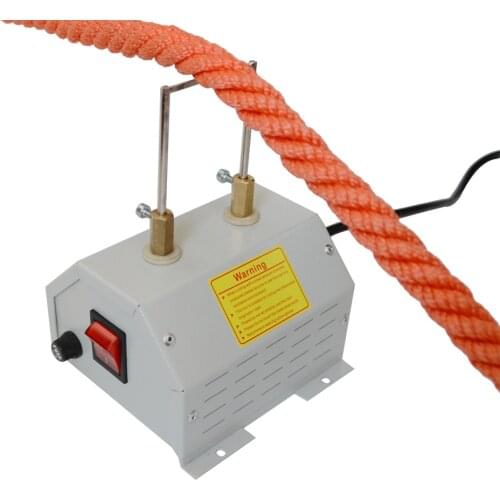 TOYOBER 45W Bench Mount Rope Thermal Nylon Rope Cutter Heat Electric Rope Cutter for Nylon Webbing Braid Fabric Belting Ribbon