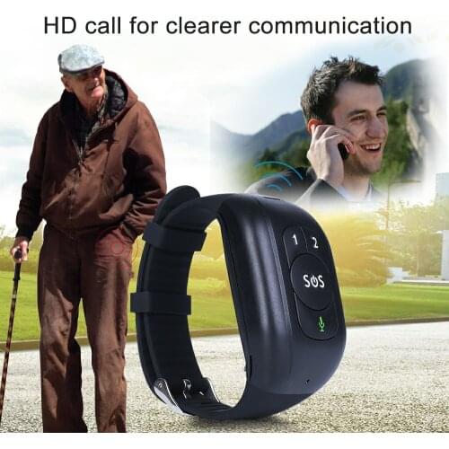 V48 4G available worldwide 4G SIM security bracelet with positioning function, phone function, for Parkinsons patients