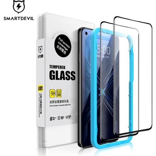 SmartDevil Screen Protectors For Black Shark 4 Full Coverage Tempered Glass For Black Shark 4 Pro HD Anti Blue Light