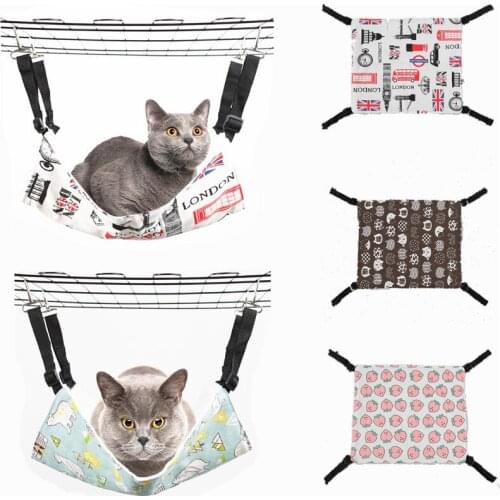 Winter Warm Cat Dog Hammock Bed Rest House Soft Fleece Pet Hanging Beds Cat Pet Bed Shelf Seat Beds Mat Pet Kitten Cage Bed